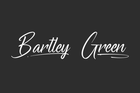 Bartley Green Font: A Handwritten Typeface Built for Digital Design