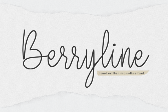 Berryline: A Handwritten Font That Elevates Web Design