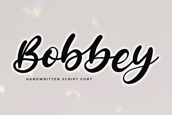 Bobbey: A Bold Script Font for Small Business Branding