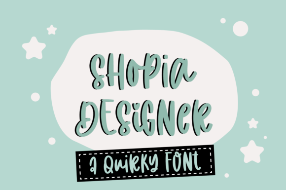 Bring Handmade Charm to Your Products with Shopia Designer Font