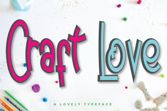 Craft Love Font: A Handwritten Typeface for Handmade Product Creators