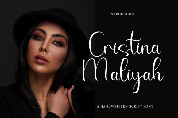 Cristina Maliyah: A Handwritten Font for Refined Brand Stories