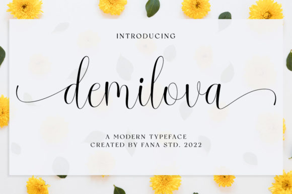 Demilova: A Handwritten Script Font Built for Branding Projects