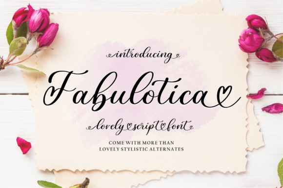 Fabulotica: A Script Typeface for Editorial Design and Branding