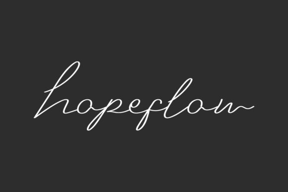 Hopeflow: A Handwritten Font That Brings Warmth to Editorial Design