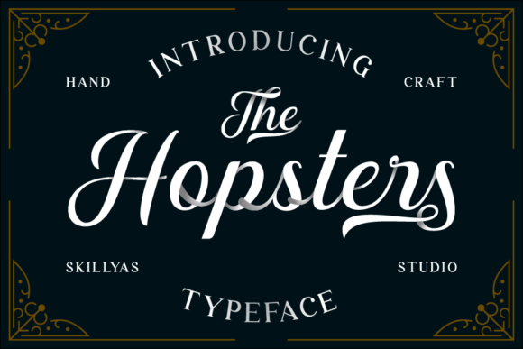 Hopster Script Font: Elegant Typeface for Handmade Creations