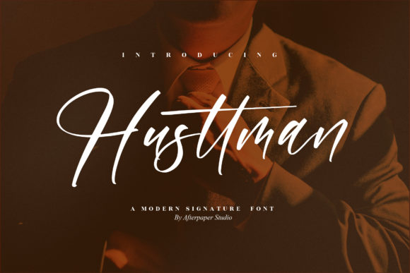 Husttman Script Font for Handmade Products and Printables