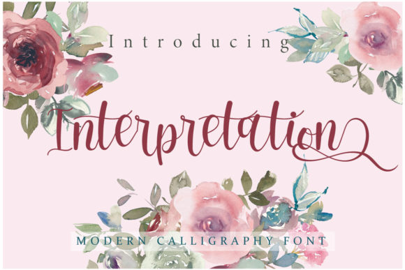 Interpretation: A Handwritten Font for Crafting and Selling