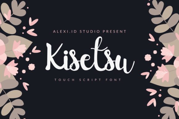 Kisetsu: A Script Font for Handmade Product Design