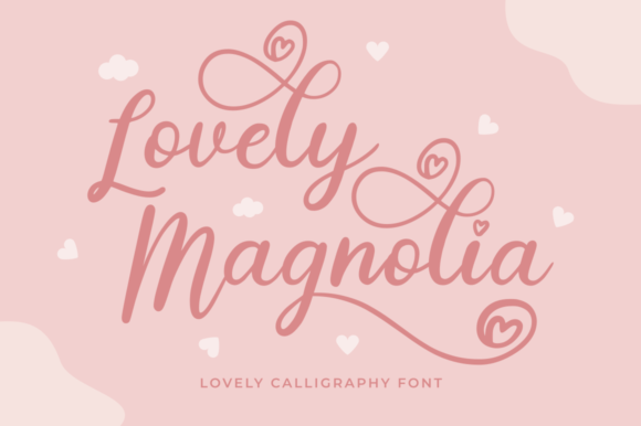 Lovely Magnolia: A Handwritten Script Font for Spring Branding
