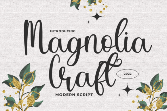 Magnolia Craft: A Script Font Built for Handmade Success