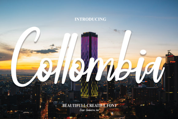 Make Every Project Personal with the Collombia Handwritten Font