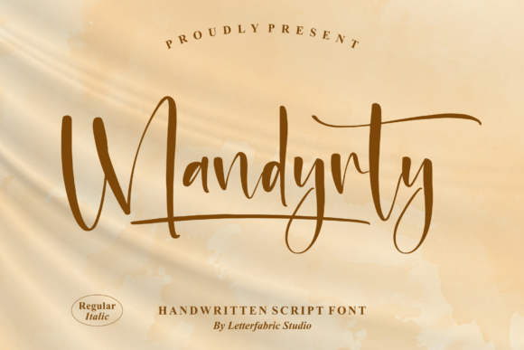 Mandyrty Font Brings Natural Flow to Editorial Design