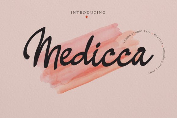 Medicca Font Review: A Script Typeface with Vintage Charm
