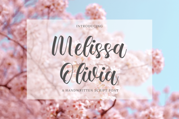 Melissa Olivia: A Script Font That Works in Web Design