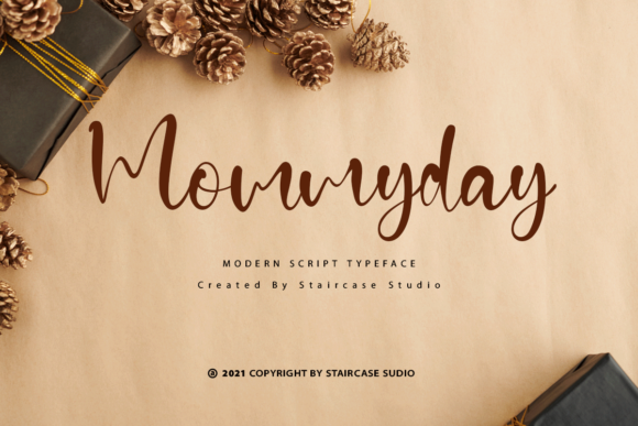 Mommyday Font: A Stylish Script for Small Business Branding