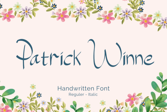 Patrick Winne: A Handwritten Font That Brings Warmth to Campaign Design