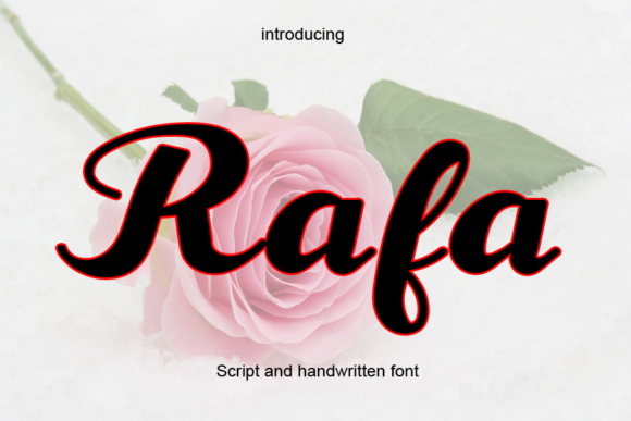 Rafa: The Handwritten Script Font Every Crafter Needs