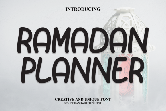 Ramadan Planner: A Refined Script Typeface for Web Design