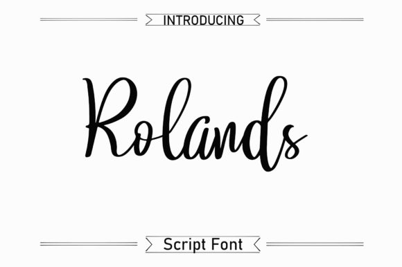 Rolands: Why This Script Font Works for Small Business Branding