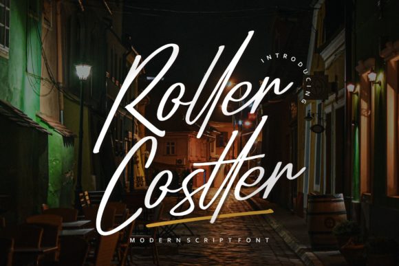Roller Costter: A Handwritten Font for Polished Branding