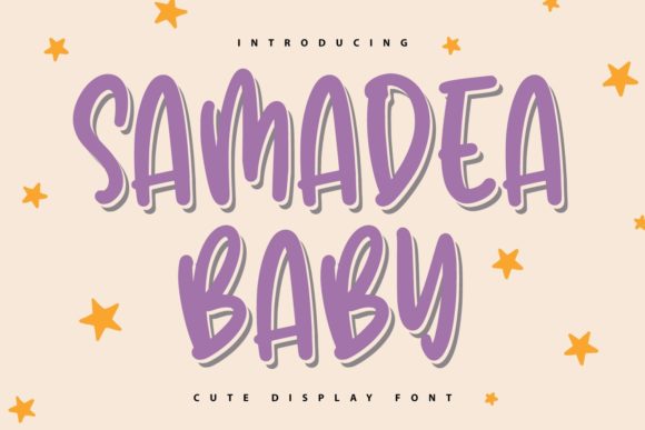 Samadea Baby: A Handwritten Font for Authentic Branding