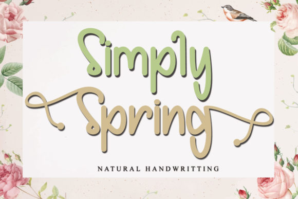 Simply Spring: A Handwritten Font Tested for Web Design Projects