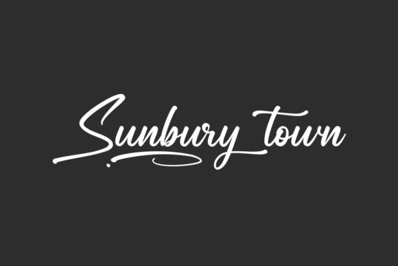 Sunbury Town Brings Elegant Handwritten Charm to Brand Design Projects