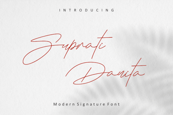 Suprati Danita Font Review: A Delicate Script for Campaign Design