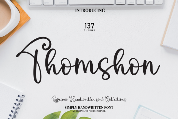 Why Thomshon Is the Handwritten Font Your Small Business Branding Needs