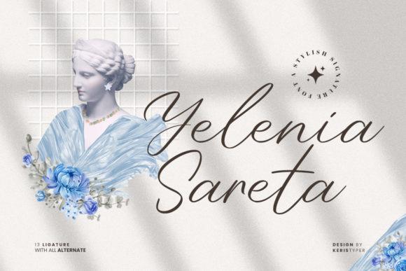 Yelenia Sareta: A Script Font for Handmade Brands